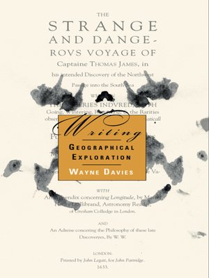 cover image of Writing Geographical Exploration